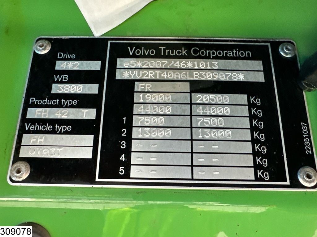 Volvo FH 500 EURO6, Standairco