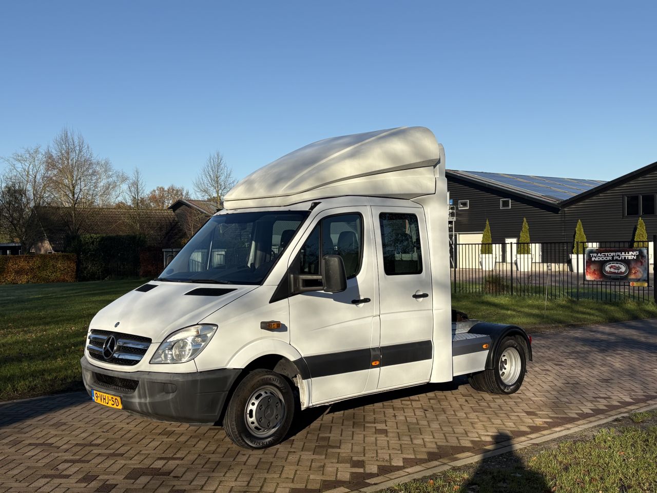 Mercedes Sprinter 518 8.7 ton BE trekker met dubbele cabine