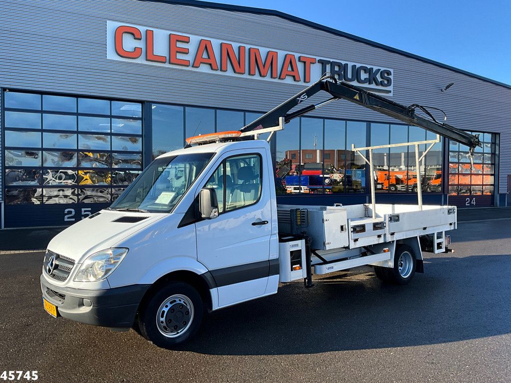 Mercedes-Benz Sprinter 513 2.2 CDI Hiab 2 Tonmeter laadkraan Just 196.629 km!