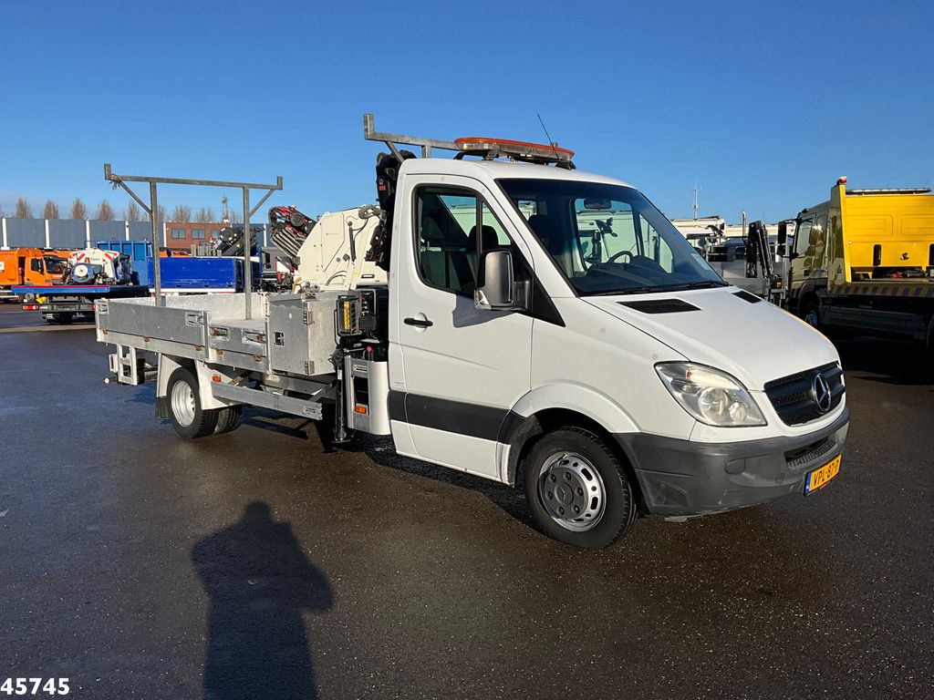 Mercedes-Benz Sprinter 513 2.2 CDI Hiab 2 Tonmeter laadkraan Just 196.629 km!
