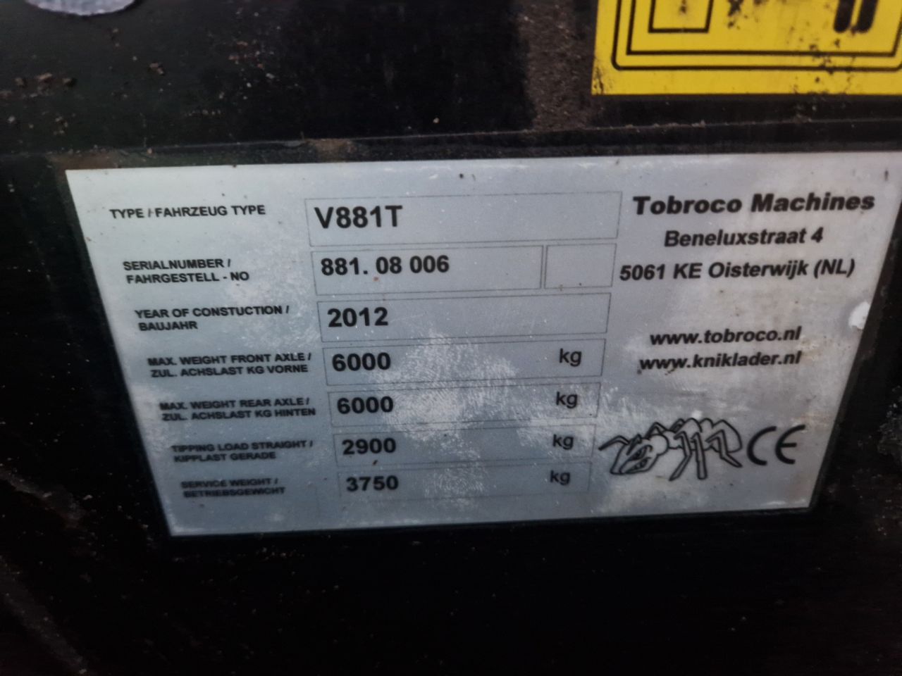 Shovel giant V 881 T schaffer weidemann 4x4