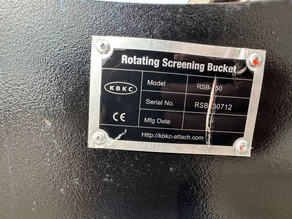 Trommelzeefbak KBKC RSB-50 Nieuw voor Graafmachine