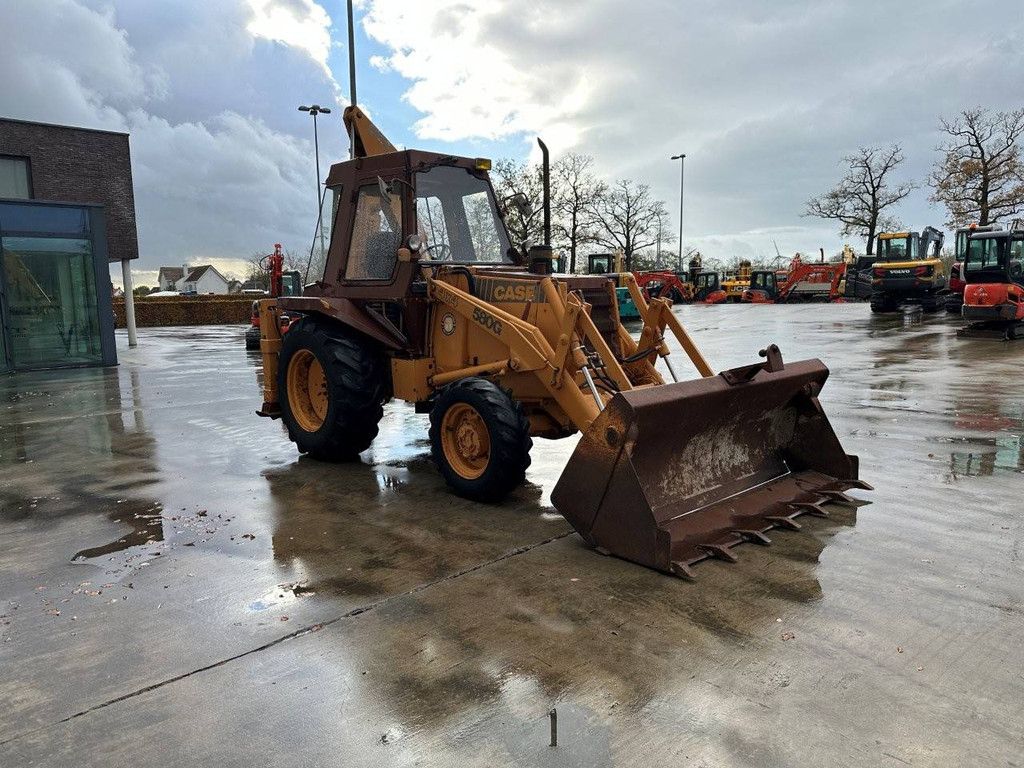 Backhoe loader Case 580G Diesel 1986