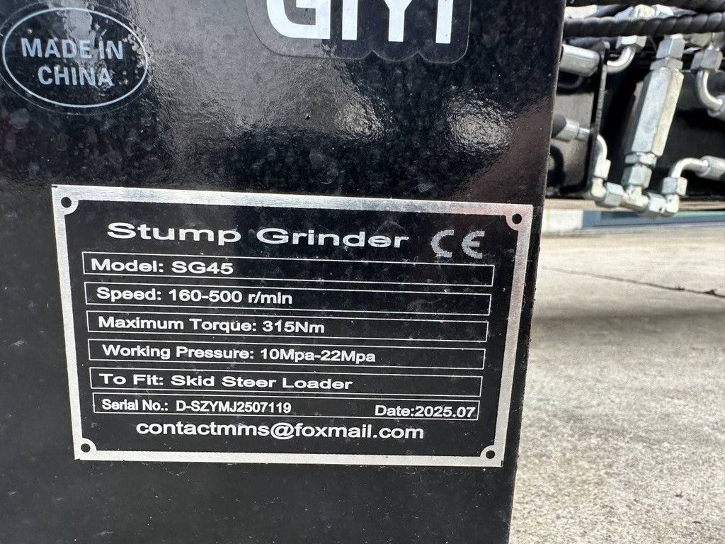 GIYI GY-SG45 2025 Stubbenfräse Neu