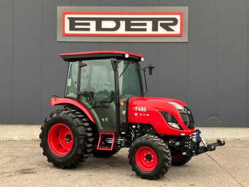 TYM T495 SH mit Kabine und Fronthydraulik
