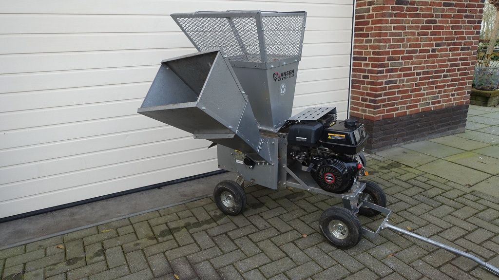 Jansen Jansen GTS-13, tuin- en groenafval hakselaar, versnipperaar, 15 PK