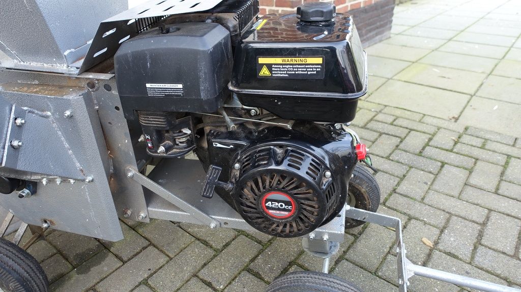 Jansen Jansen GTS-13, tuin- en groenafval hakselaar, versnipperaar, 15 PK