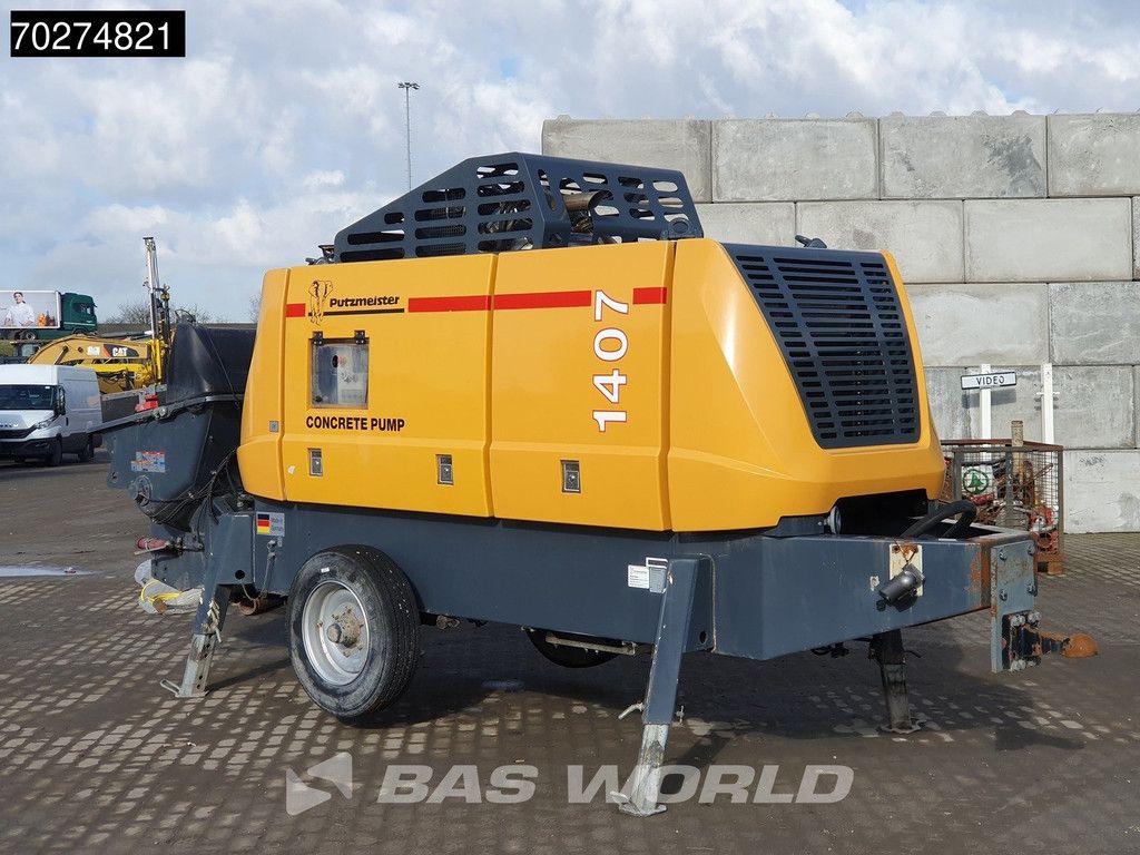 Putzmeister BSA 1407 D5 Concrete Pump | 71 m³/hr