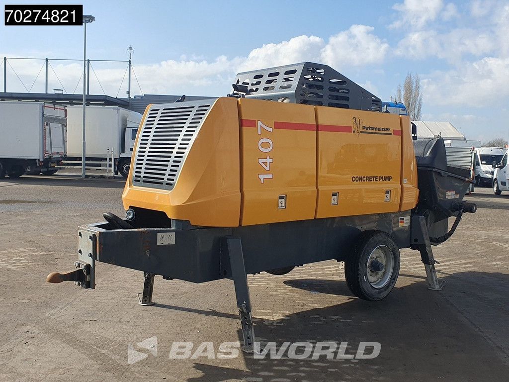 Putzmeister BSA 1407 D5 Concrete Pump | 71 m³/hr