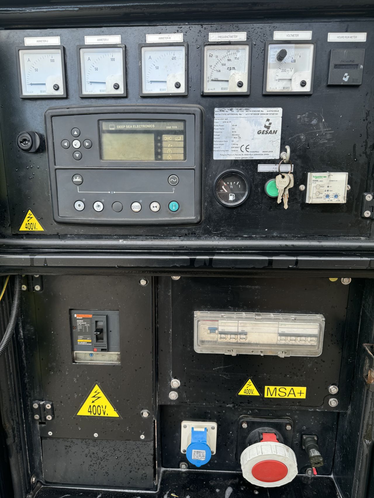 Gesan DPR60 diesel aggregaat generator Perkins