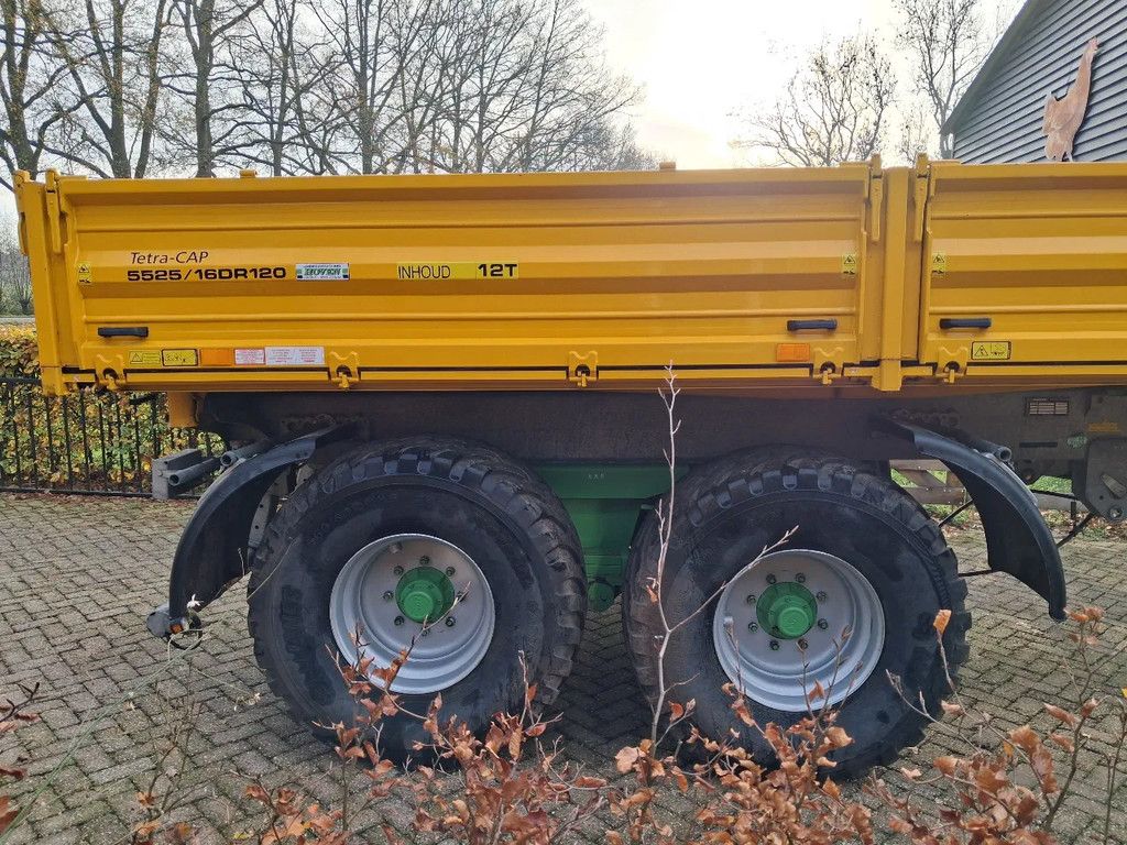 Joskin 3 zijdige kipper/dumper met opbouw