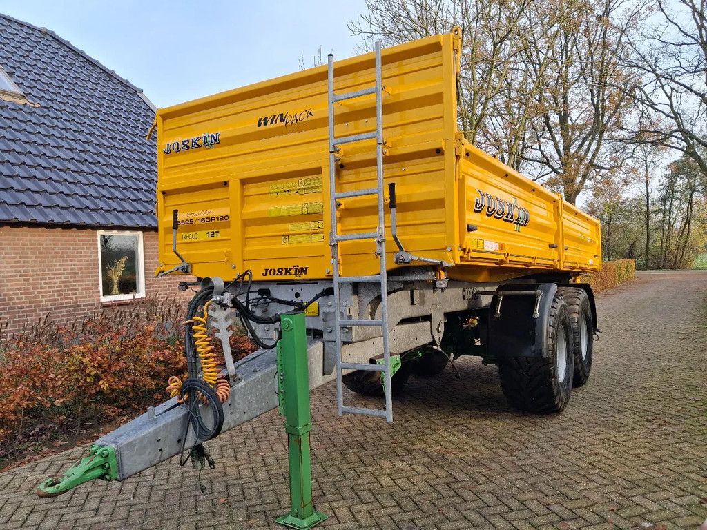 Joskin 3 zijdige kipper/dumper met opbouw