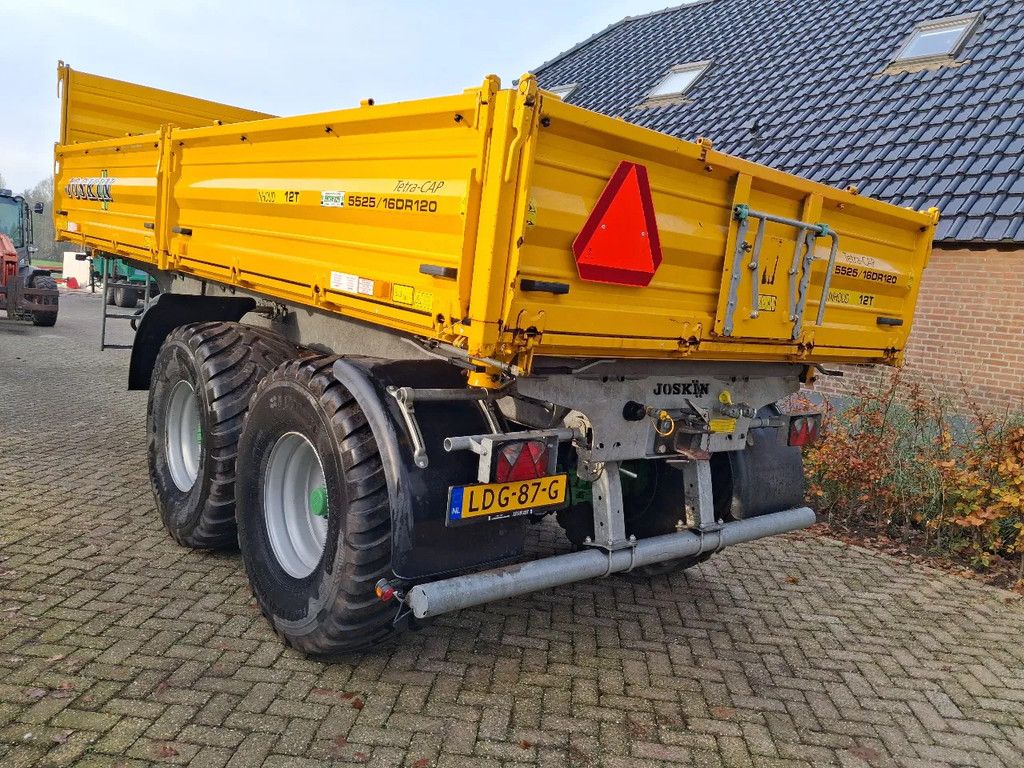 Joskin 3 zijdige kipper/dumper met opbouw