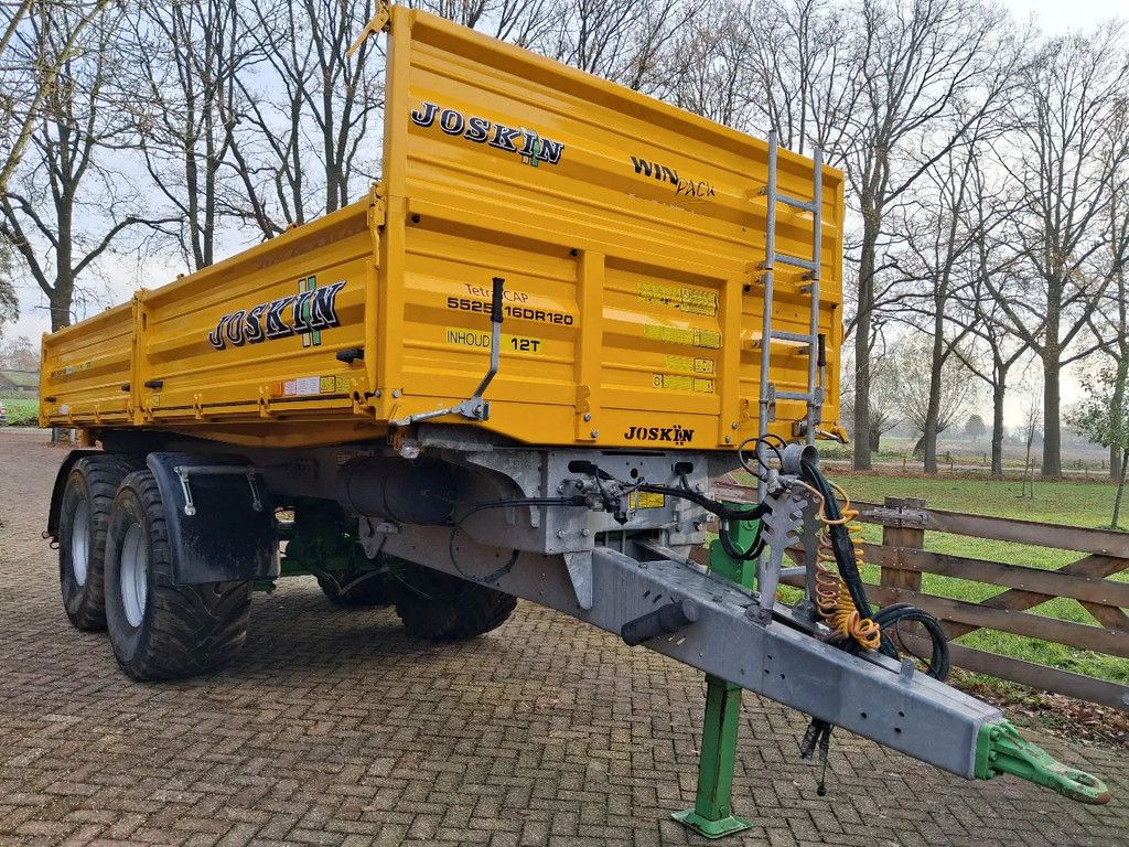 Joskin 3 zijdige kipper/dumper met opbouw