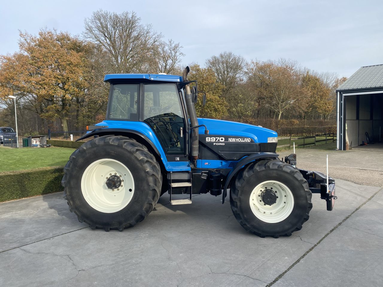 Mooie originele New holland 8970. Gps luchtremmen en fronthef