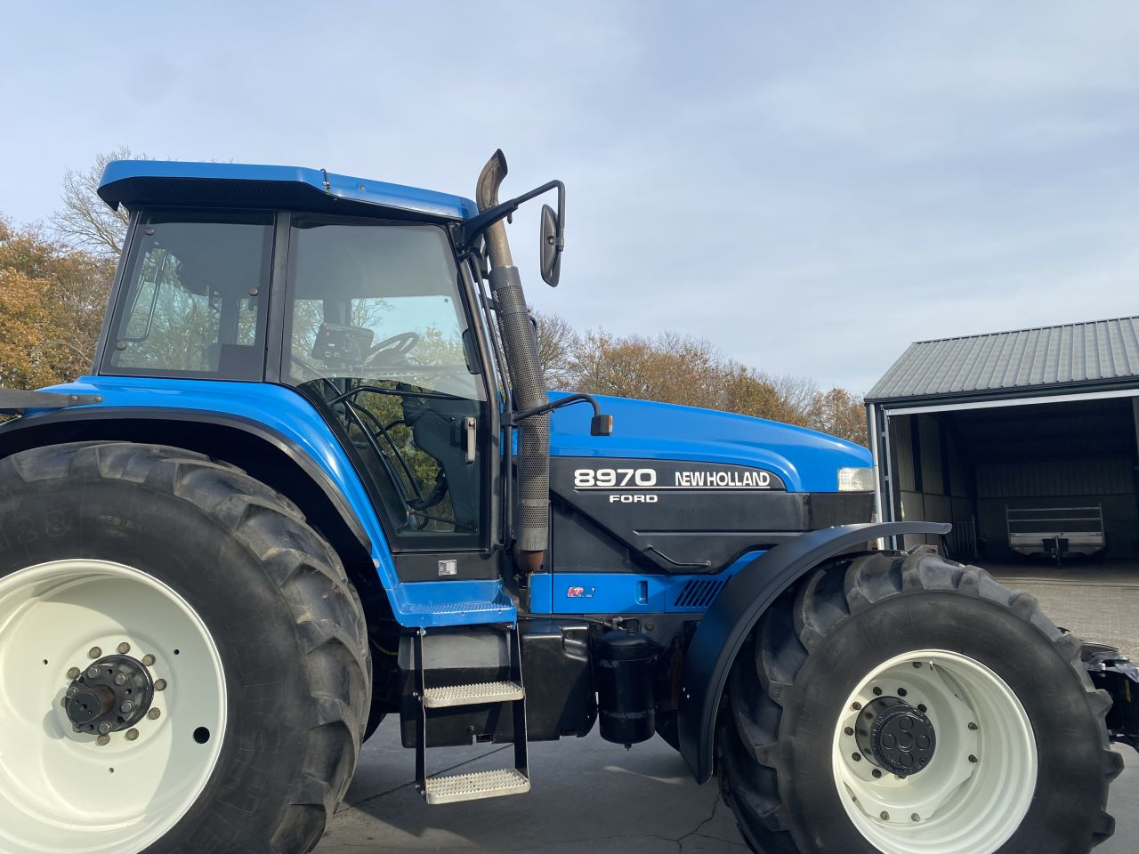 Mooie originele New holland 8970. Gps luchtremmen en fronthef