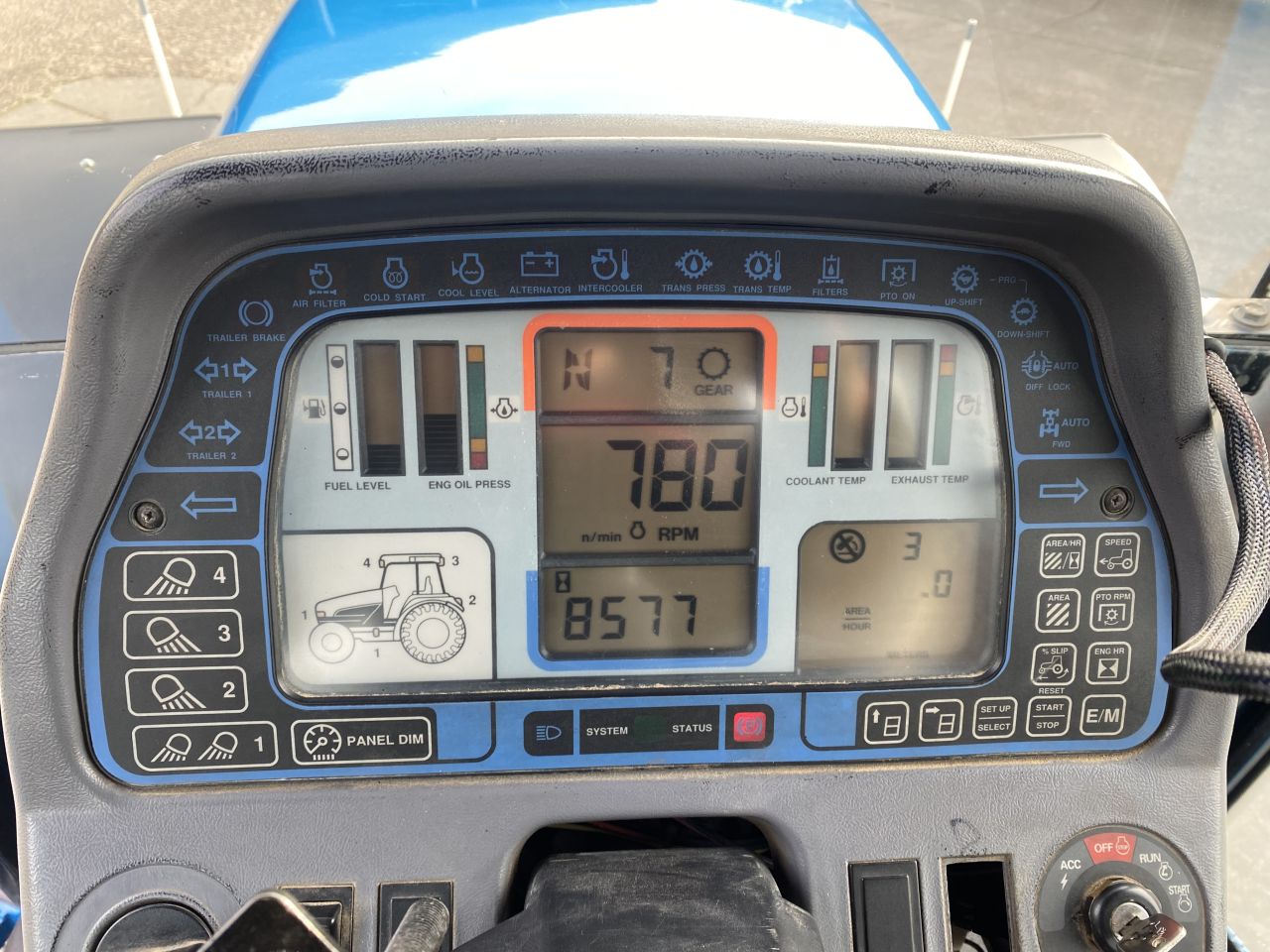 Mooie originele New holland 8970. Gps luchtremmen en fronthef