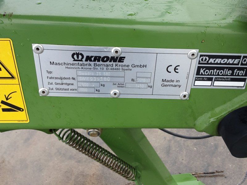 Krone Swadro TS 680