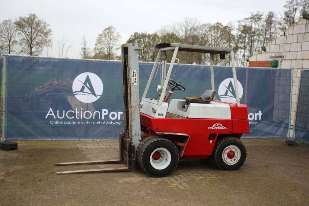 Forklift Linde H25D Diesel 2500kg 1974