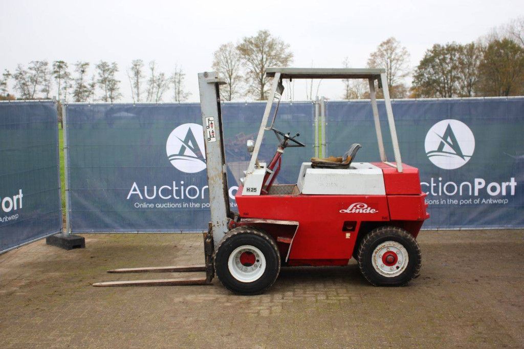 Forklift Linde H25D Diesel 2500kg 1974