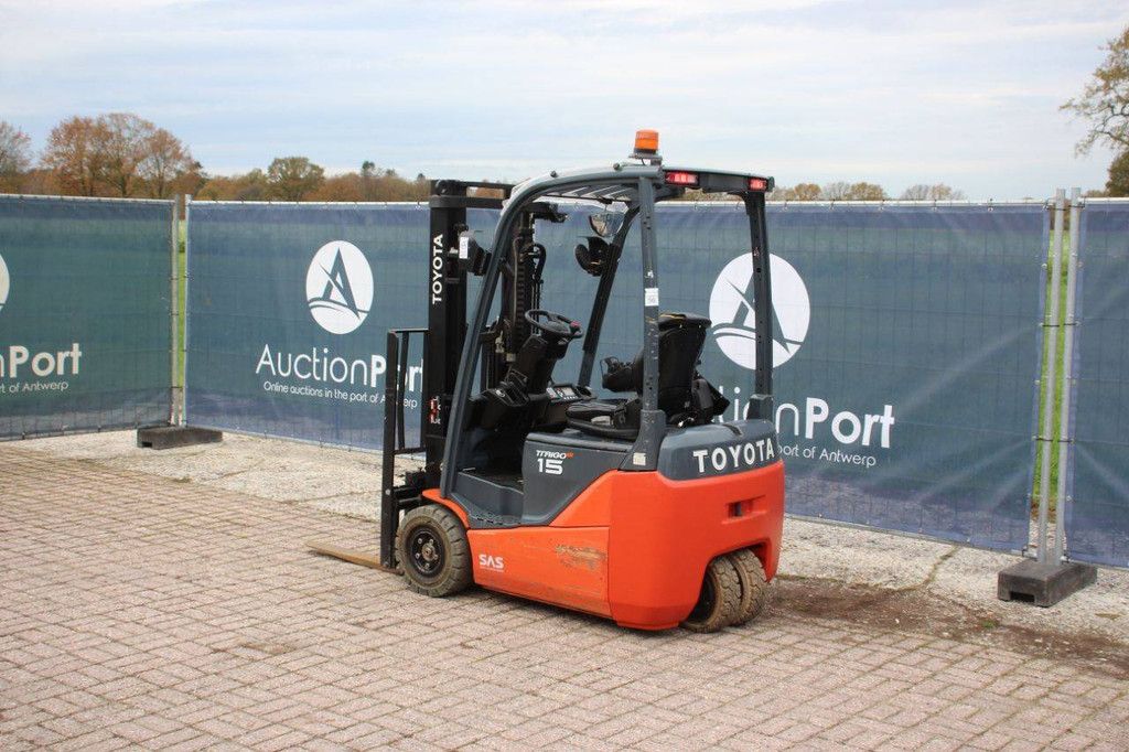 Heftruck Toyota 8FBE15T Elektrisch 1500kg 3.0m 2016