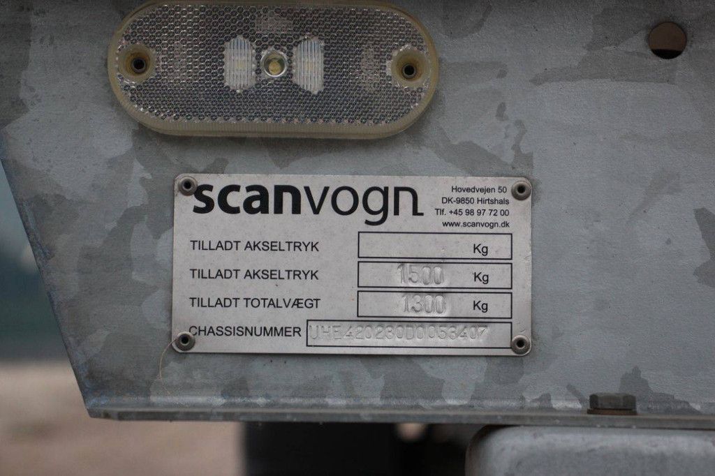 Closed trailer SCANVOGN BATH/TOILET VOGN 2013