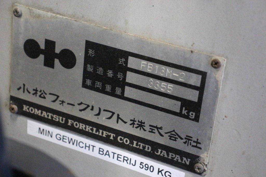 Komatsu FB13M-2 Elektrogabelstapler 1250 kg