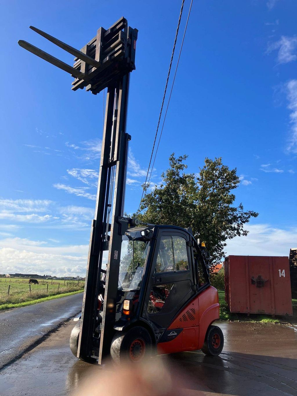 Forklift Linde H35T-02 LPG 3500kg 2016