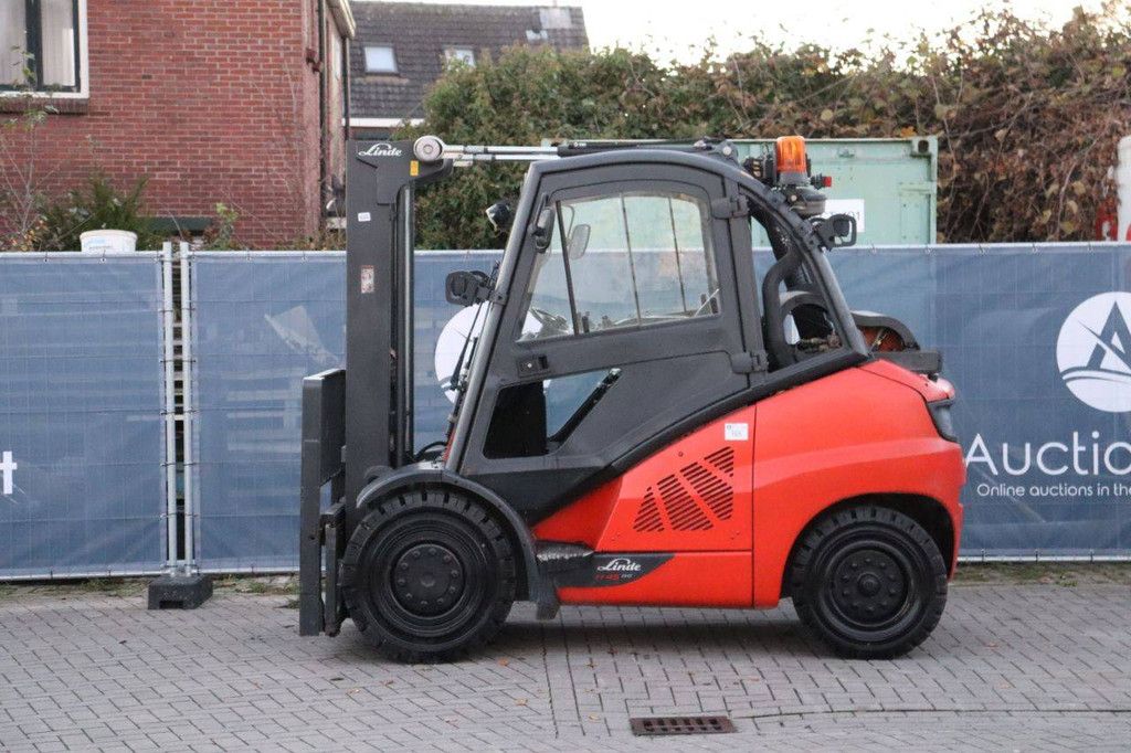 Forklift Linde H45T LPG 4080kg 3.13m 2017