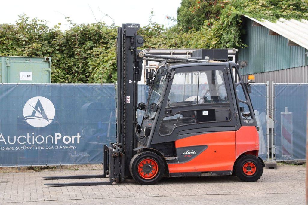 Forklift Linde E40HL-01/600 Electric 4000kg 6.01m 2017