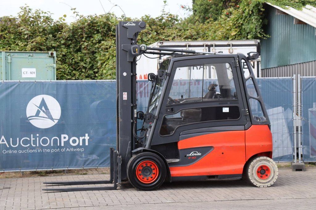 Forklift Linde E40HL-01/600 Electric 4000kg 6.2m 2017