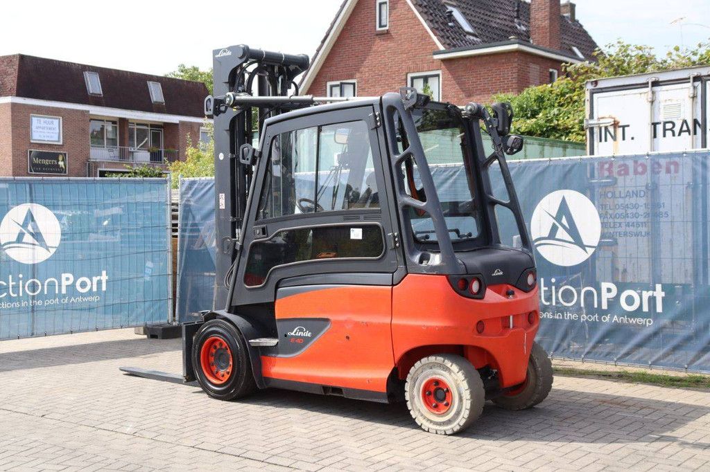 Forklift Linde E40HL-01/600 Electric 4000kg 6.2m 2017