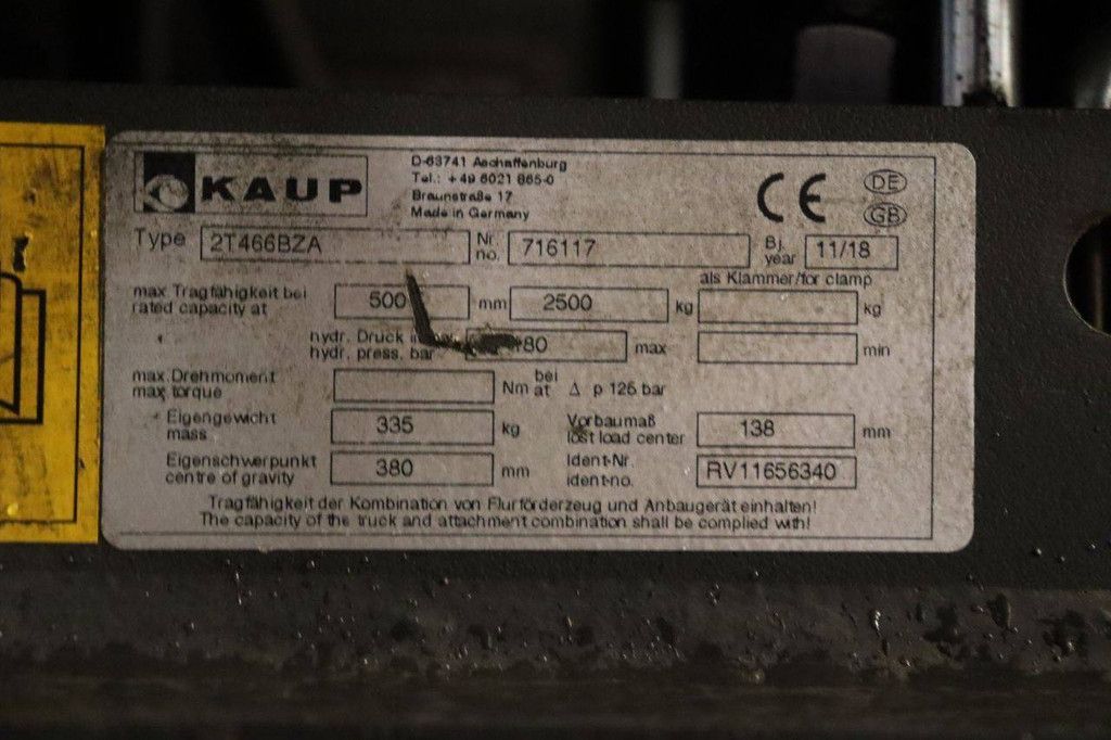 Heftruck Linde E20L-02 Elektrisch 2000kg 7m 2018