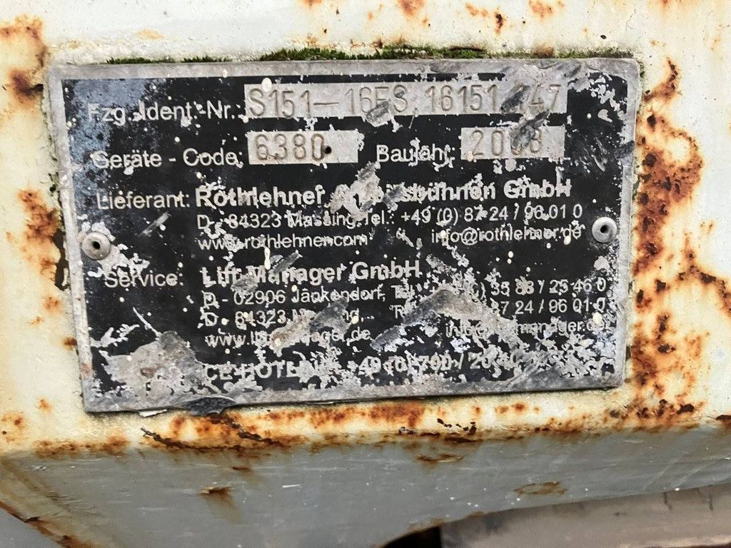 Scherenbühne PB S151-16ES Elektrisch 15,30 m 2008