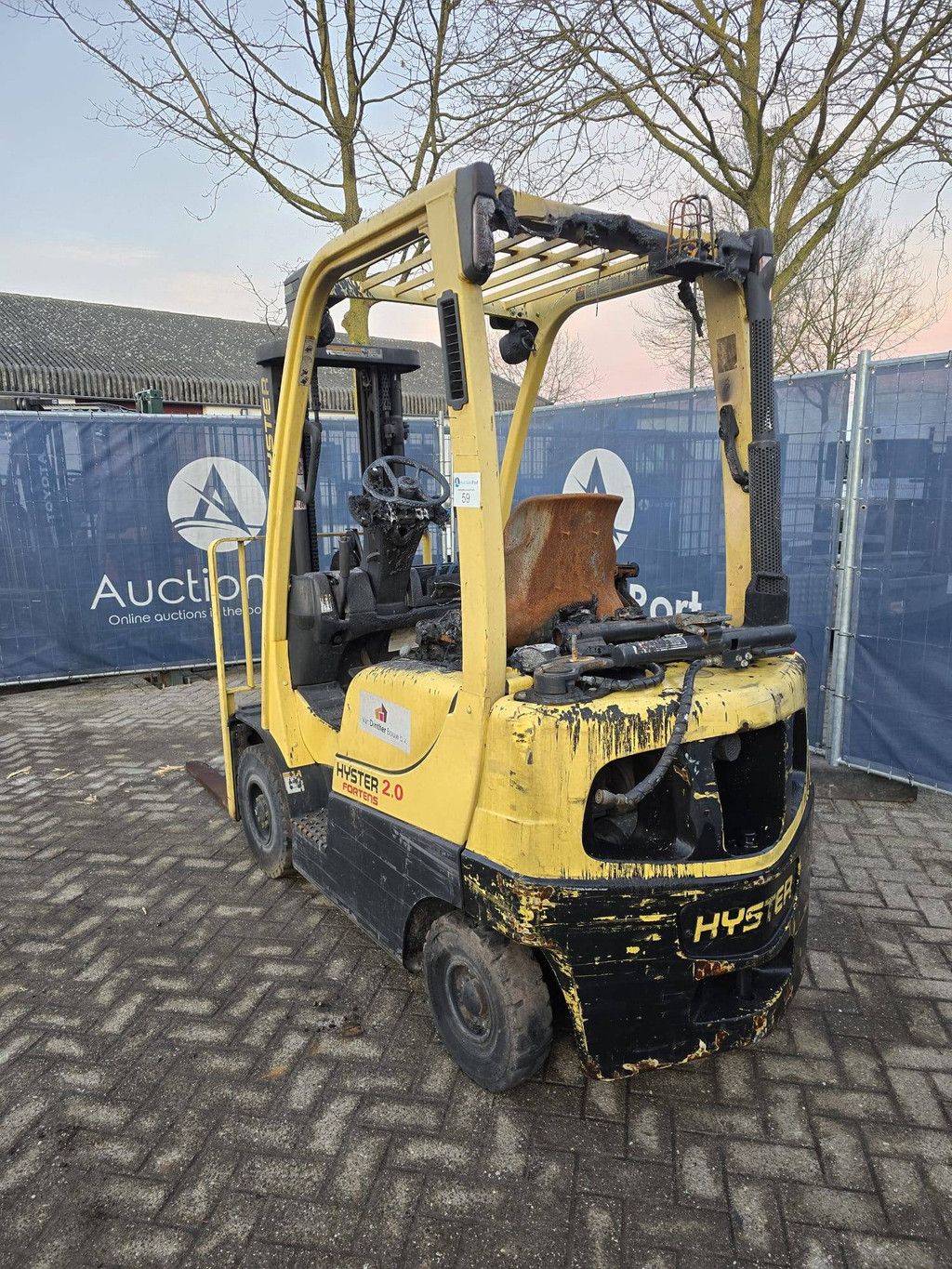 Forklift Hyster H2.0FTS LPG 2500kg 3.83m 2006