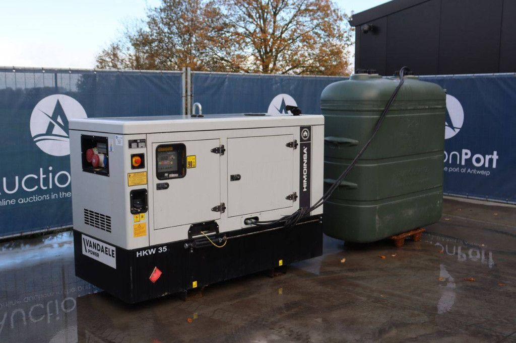 Generator Himoinsa HKW 35 Diesel 35kVA with Diesel tank