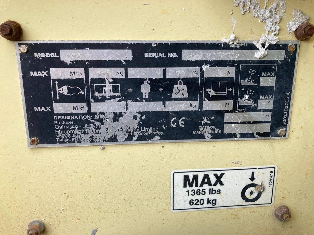 JLG 6 RS Elektrische Scherenbühne 7,79 m 2015