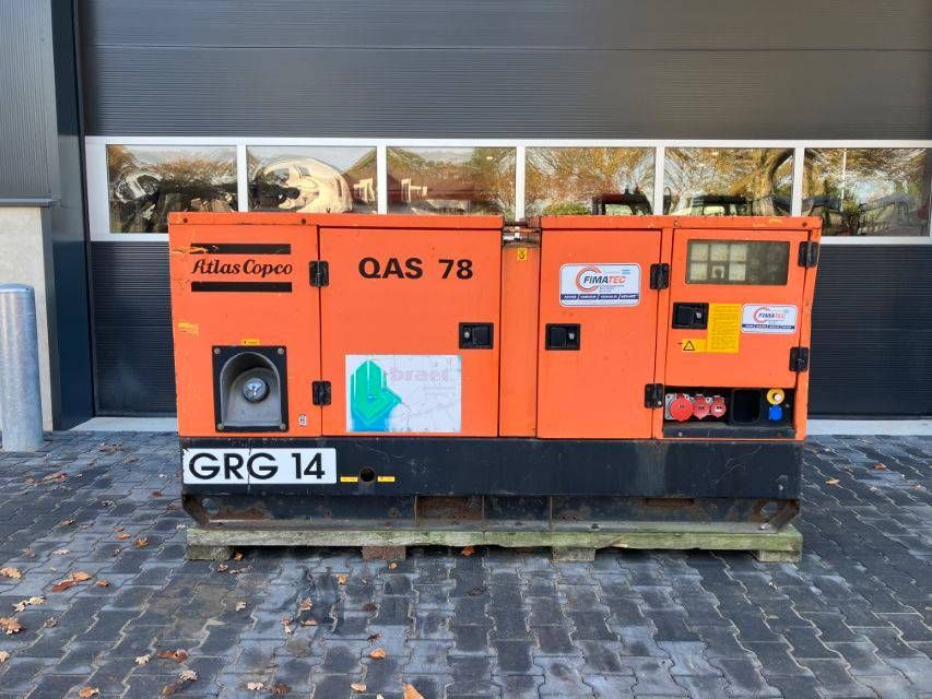 Generator Atlas Copco QAS78 Diesel 69kVA