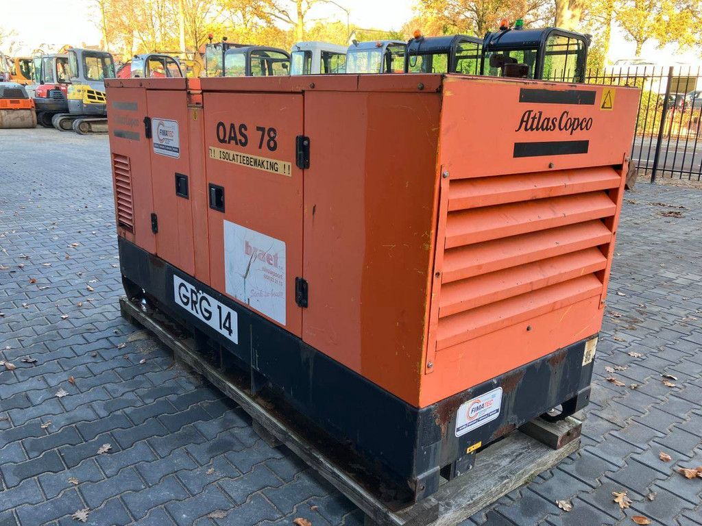 Generator Atlas Copco QAS78 Diesel 69kVA