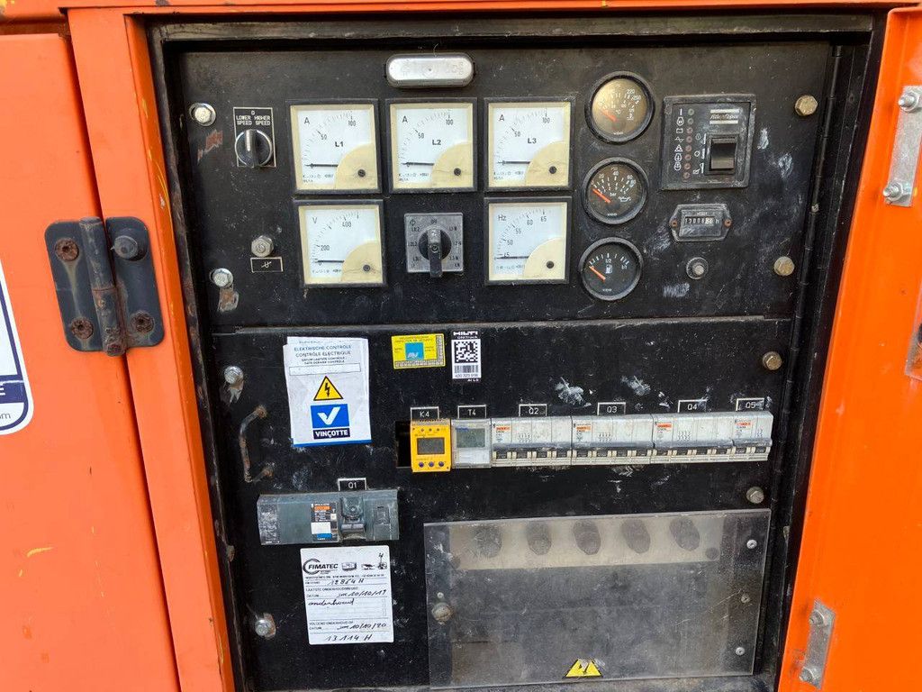 Generator Atlas Copco QAS78 Diesel 69kVA