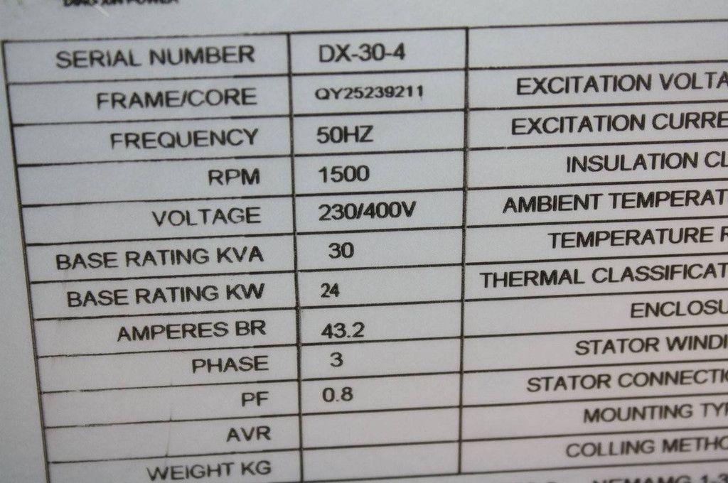 Generator Silent Power AG-30 Diesel 30kVA 2025 New