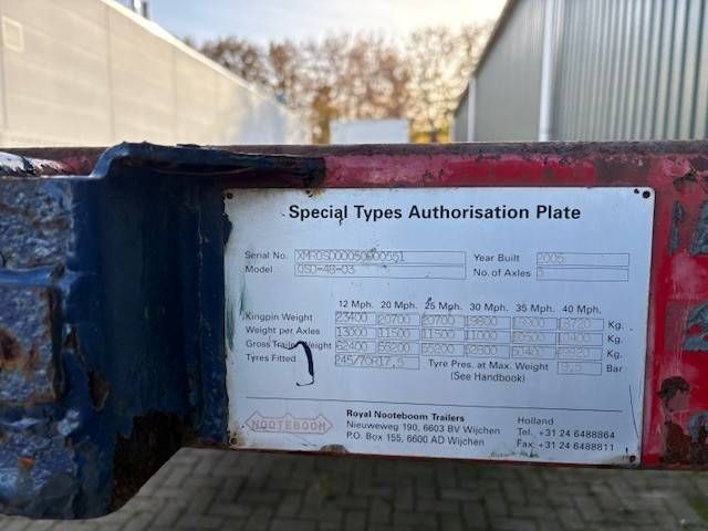 Semi-Low Loader Nooteboom OSD-48-03 2005