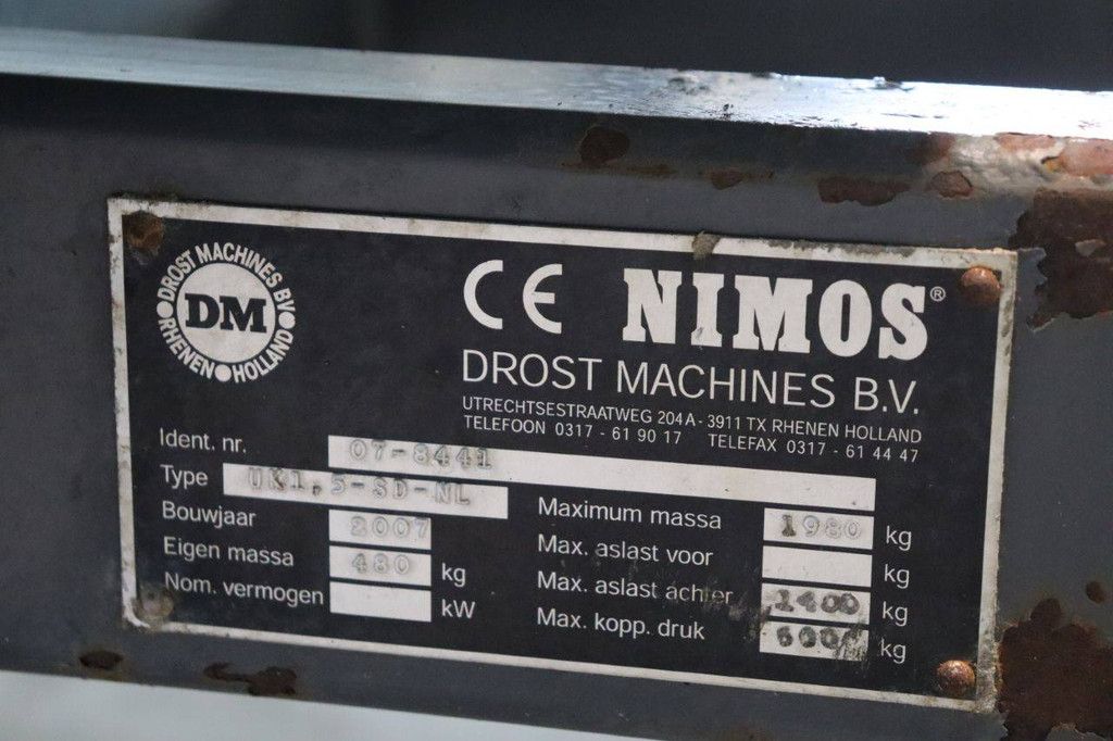 Trailer Nimos UK1.5-SD-NL 2007