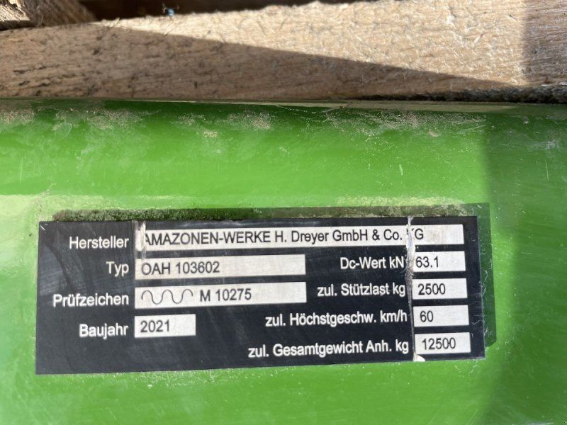 Amazone Deichsel für Obenanhängung