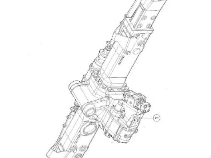Claas Allradachse für Lexion 520-570, 580