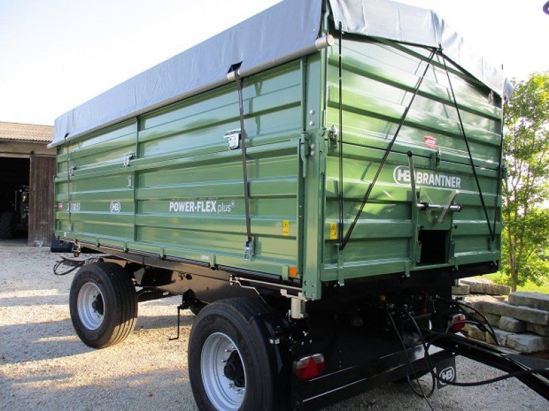 Brantner 2 x 18 t Öl 3 Seiten Kipper BPW-Achsen, Reifen