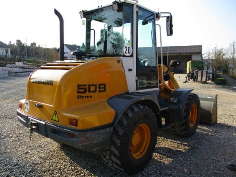 Liebherr L 509 Stereo, original 4950 Std., Schel, Gabel