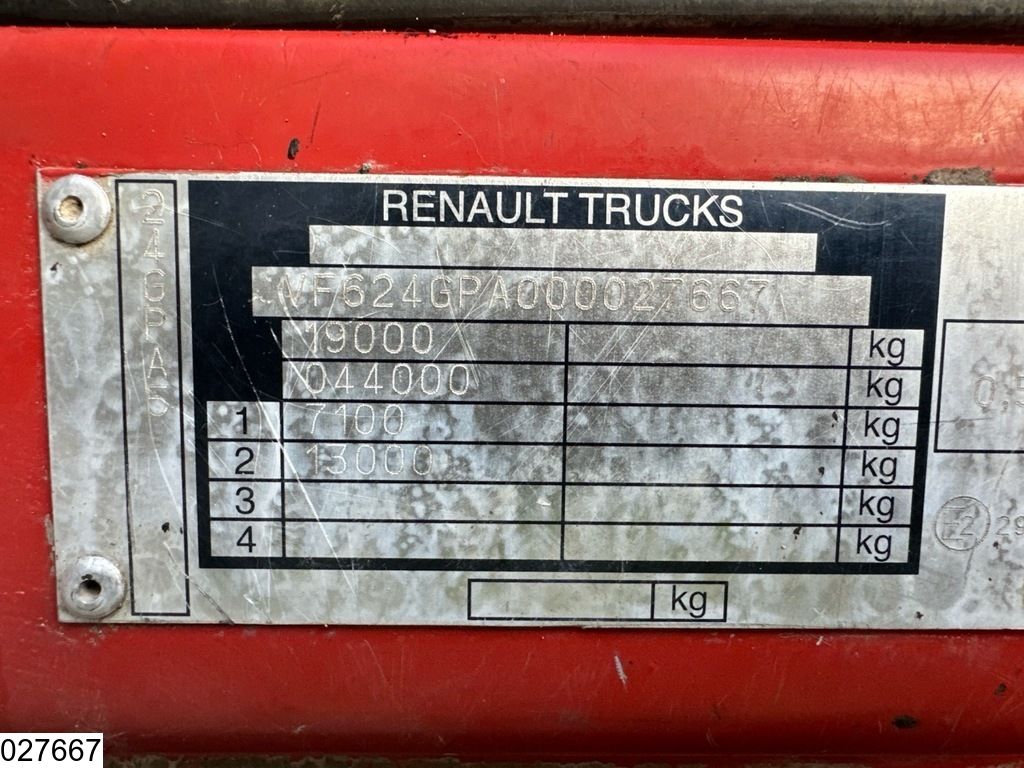 Renault Premium 450 Dxi EURO 4, Hydraulic, Manual transmission