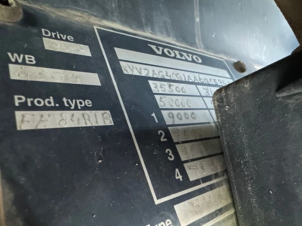 Volvo FH 540 8X4 / NL TRUCK / EURO5 / CRANE+ROTATOR+HOOK