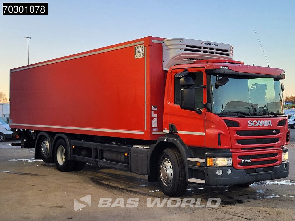 Scania P P280 6X2 Mitsibushi TPKS II 24 cooler 2500kg Ladebordwand Lift Axle Euro 6
